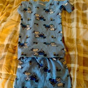Hanna andersson boys organic cotton Peanuts summer pj’s